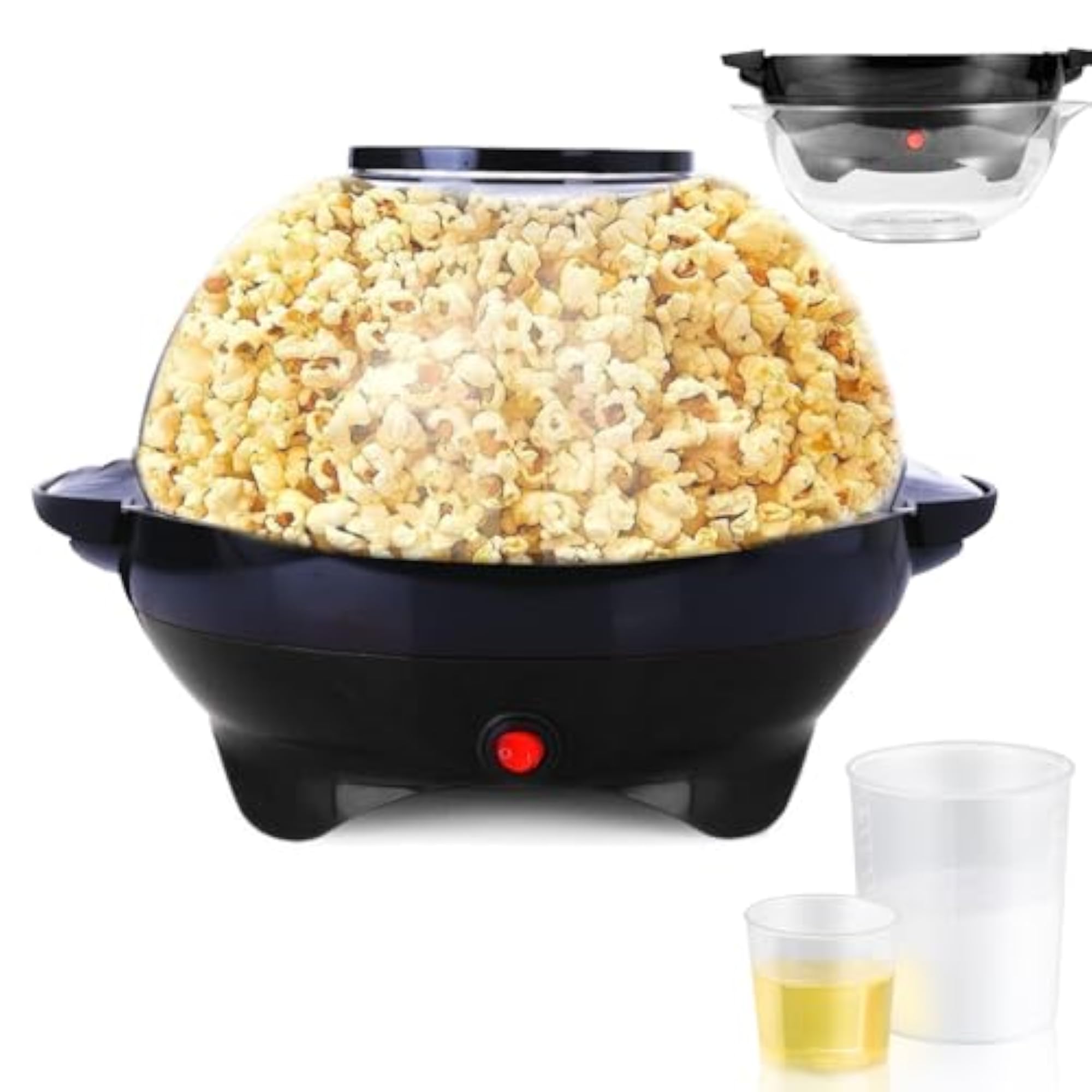 Electric Popcorn Machine, 6 Litre Capacity