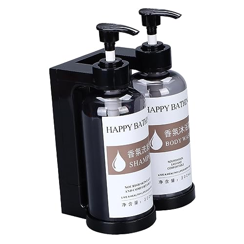 ソープディスペンサー ハンドリキッドハンドソープディスペンサー 洗面所 農家 トイレ用 グレー 2スロット