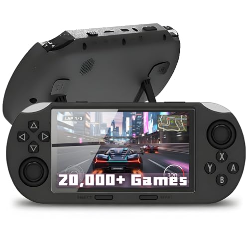 Retro Handheld Games Console, 20,000+ Games Console, 4.5-Inch IPS Screen, 20+ Emulators & 3000mAh Battery, 25 Languages Support, Plug & Play