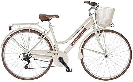 Fausto Coppi \u0026apos Bicicletta 28 Sorrento Trekking Donna Acciaio Sh. 6 VEL.  : Amazon.it: Sport e tempo libero
