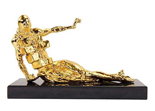 Kunst & Ambiente - The Anthropomorphic Cabinet - Numbered Bronze Statue By Salvador Dali - Gold Colored - Height 19 Cm - Width 31,5 Cm - Abstract Modern Art Sculptures For Sale #TOP30