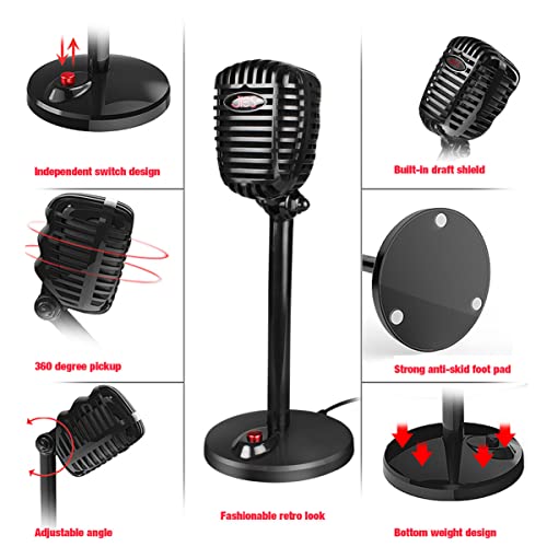SOLUSTRE 3 Pcs Gaming Reunião Desktop Tela Escritório Streaming Estúdio Microfone Condensadores para