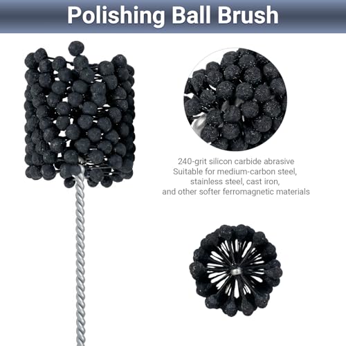 Image of Cylinder Hone, 240 Grit Silicon Carbide, 2 3 /4 inch (69.9mm) Diameter Ball Hone