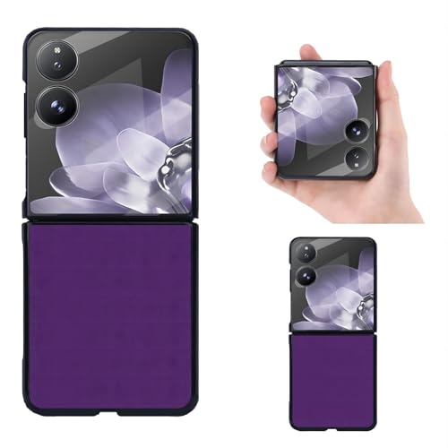 Étui Xiaomi Mix Flip antichoc en cuir premium et film arrière invisible