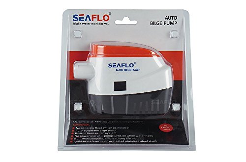 Pompe de cale 12V 750 GPH automatique LIGHTEU Seaflo intégrée