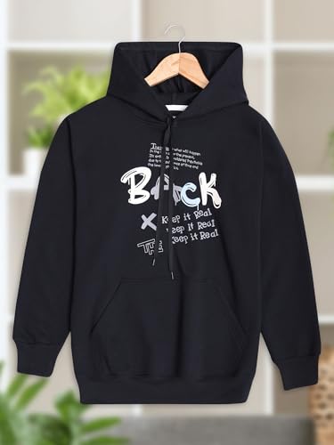 Image of Mack Jonney Fleece Regular Fit Printed Hoodie for Men-MACK639396