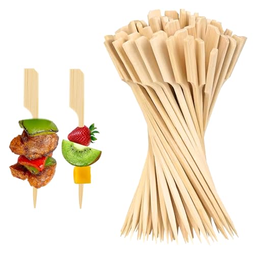 BOULESENM 200 Stück Spieße，9cm Spieße Snack Fingerfood,Cocktailspieße Spiesse für Snacks Fingerfood fingerfoods Spieße für Cocktail, Vorspeisen,Sandwich, Grill, Snacks
