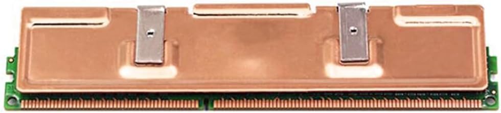 4 PCS RAM Heatsink Radiator Copper Color Pure Copper 126x26x7mm for Ram Memory Cooler Cooling Heat Sink Desktop Memory Radiator DDR2 DDR3 DDR4, 500426388