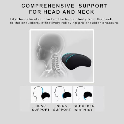 CoolKo Car Headrest Neck Pillow Support Ergonomic, with Valve Stem Covers Accessory for Driving Seat Fatigue Relief Compatible with Model S X 3 Y & Cybertruck - 1 Piece by CoolKo - Used condition - Image 3