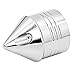 PBYMT Chrome Front Axle Nut Cover Cap CNC Aluminum Compatible for Harley Davidson Softail Touring Road King Street Glide Electra Glide Iron 883 Fat Boy 2002-2024