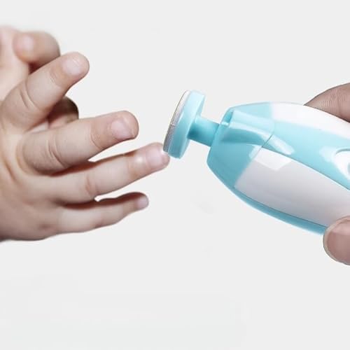 Cortador Aparador Lixa De Unha de Bebe Recém Nascido Elétrico Com Lixas Para Diversas Idades Até Adu