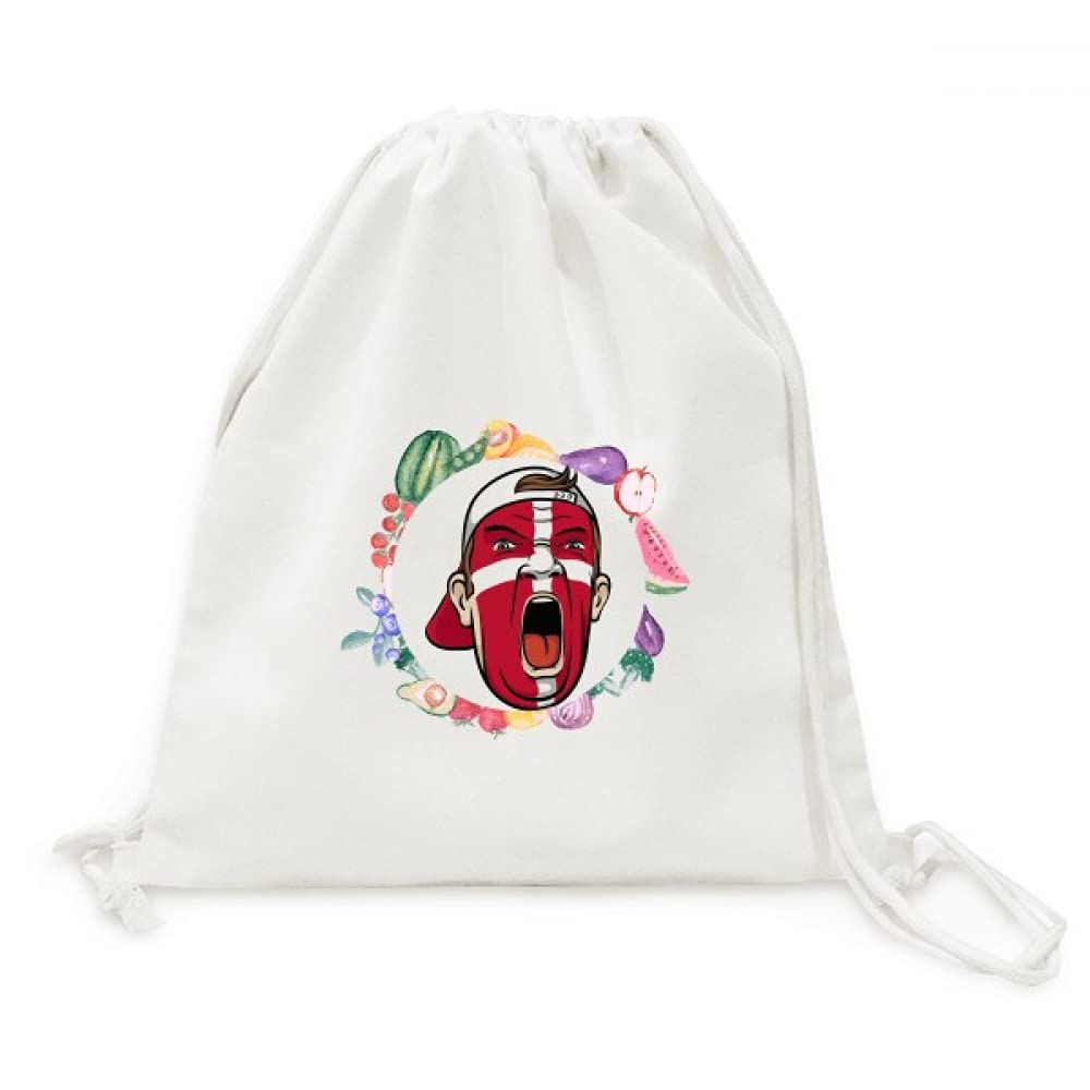 Sac de maquillage pliable en tissu drapeau de la pac avec sangle - 6