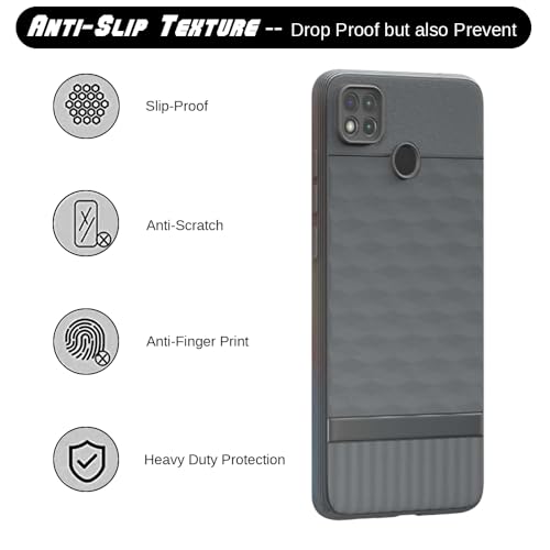 Image of Shockproof Case for Mi Redmi 9 / 9C / 9 Activ / 10A / Poco C31 | Full Camera Protection | TPU Flexible Back Cover for Mi Redmi 9 / 9C / 9 Activ / 10A / Poco C31 (Graphite Grey)