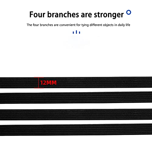amuzer 2 alças de bagagem, expansor com ganchos, tiras de amarração de 60 a 105 cm com 4 fivelas des