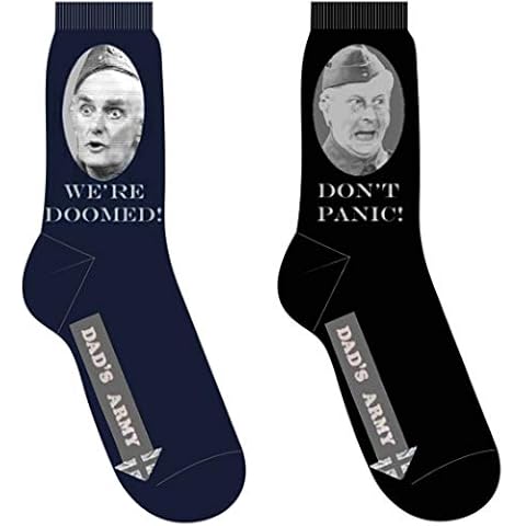 Dad's Army Officially Licensed 2-Pair Socks Set Cover