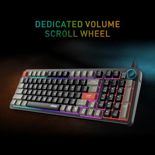 Image of MSI Forge GK110 Combo US - Gaming RGB Keyboard & Mouse Set, 26-Key Anti-Ghosting, 12800 DPI Optical Sensor
