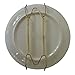 Xinlinke Plate Hangers for The Wall 8 inch Decorative Dish Display Tray Holder with Installation Hooks 5 Pack
