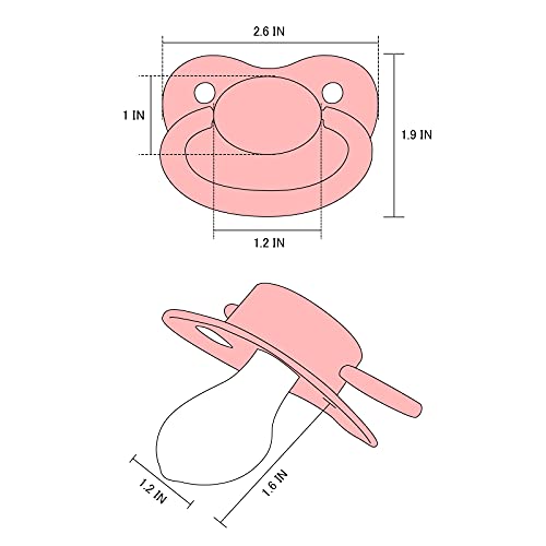 Image of LittleForBig BigShield Generation-I Pacifier Pink