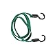 Connex Gepäckspanner - 20 x 1250 mm - 2 Stück - Flache Spannseile mit robusten Kunststoffhaken - Dehnbar und reißfest - Zur Ladungssicherung aller Art / Spanngummi mit 2 Haken / Expander / DY270657