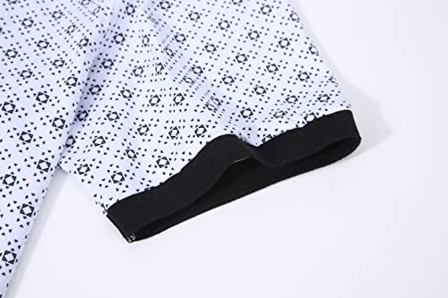 Alex Vando Mens Polo Shirts Short Sleeve Regular Fit Fashion Designed Shirt