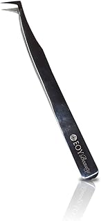 EYES ON YOU BEAUTY Lash Application Tweezers for Individual and 3D 6D Volume Eyelash Extensions Straight, Curved Point Tweezers Professional Stainless Steel Precision Tweezers (104 Volume)