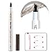 Eyebrow Tattoo Pen,Tat Brow Microblading Eyebrow Pencil Waterproof Microblade Brow Pen Make Up with a Micro-Fork Tip Applicator Creates Natural Looking Brows Effortlessly and Stays on All Day