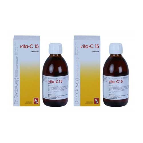 2 x Dr.Reckeweg-Germany VITA-C 15 Nerve Tonic (sedative Anxiety, Depression, Tension)