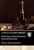ernst zahnarzt fulda  Ernst Zahn: Seine Dichtung und Ihre Deutung
