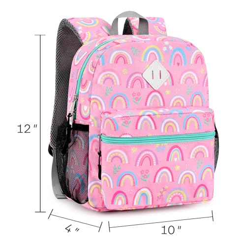 Image of STEAMEDBUN Toddler Backpack for Boys 2-4,Rainbow Preschool Backpack for Baby Daycare,Mini