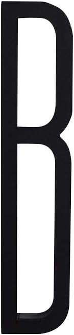 PFLife Door Numbers for House Apartment Plaque Mailbox 4 Inch Self Adhesive Letter Black Stickers (B, Style A)