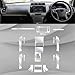 LQUNGE Car Center Console Screen Protective Film Anti-Scratch Repair Clear TPU Sticker Accessories，for Toyota Prado 2018-2022