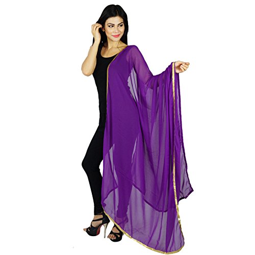 Viscose Chiffon Indian Scarves Women Wear Stole Neck Wrap Chunni Long Dupatta Gift For Her2