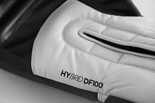 Adidas Women's Hybrid 100 Black/White Boxing Gloves - 12Oz #TOP6