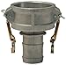 Dixon Valve 5040-C-AL, Reducing Type C Coupler x Hose Shank