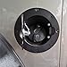 RERPRO Locking Gas Cap Cover Compatible with 1997-2006 Jeep Wrangler TJ Unlimited Sport Rubicon Sahara Exterior Accessories Fuel Filler Door Gas Tank Cap Cover, Black