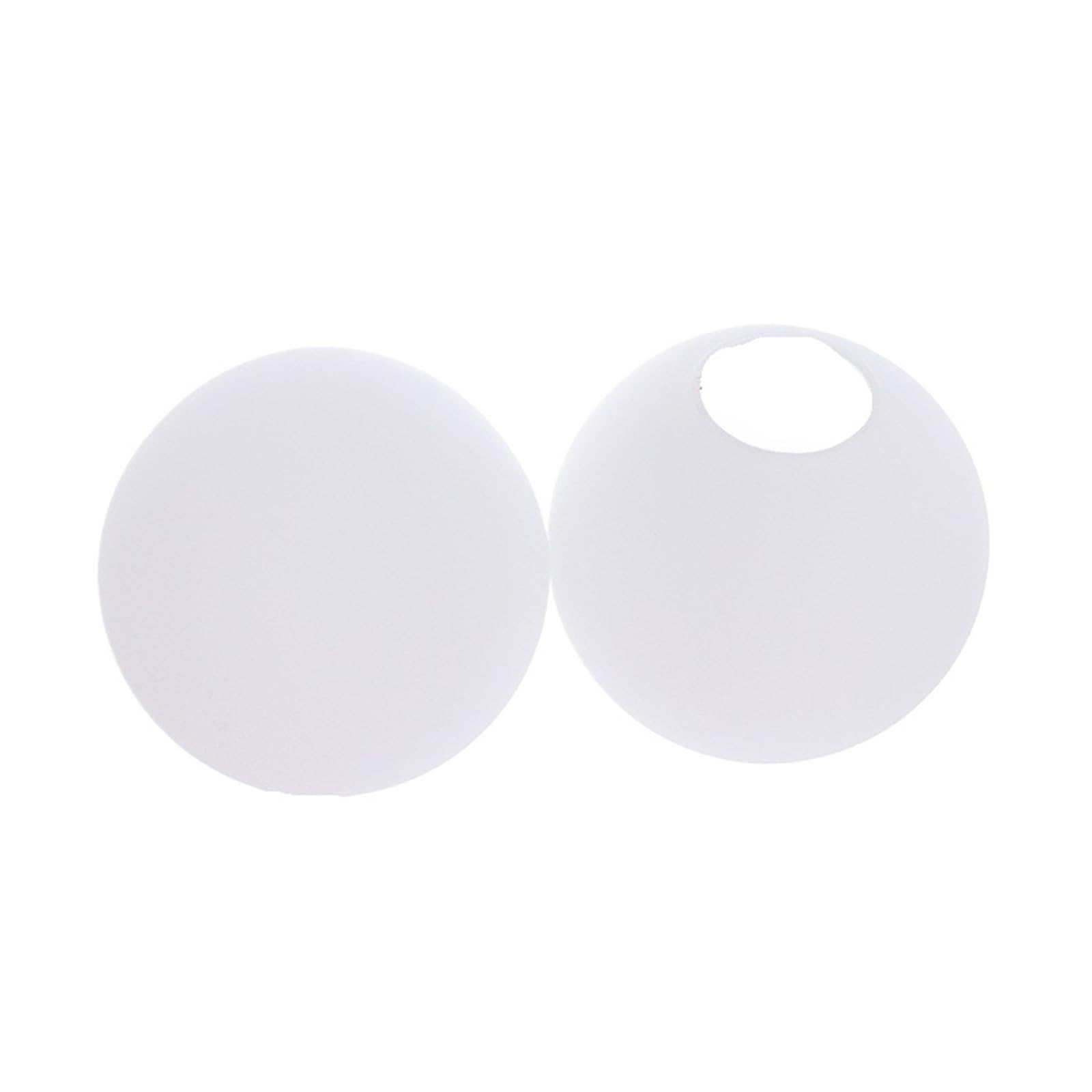Eezii A23 1Pc White Glass Lamp Shade, Milky Globe Lampshades Fitting Lamp, D/6/8/10Cm/D12/13Cm D15cm Round Light Cover