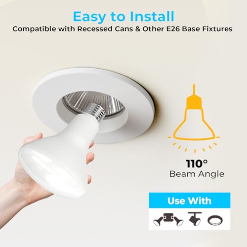 GvvooHome 24 Pack BR30 LED Flood Light Bulbs, 5000K Daylight, Dimmable by GvvooHome - Used condition - Image 5