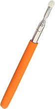 Telescopic Teacher Pointer, Stainless Steel Easy-to-Use Retractable Handheld Pointer for Kindergarten School Classrooms, Orange