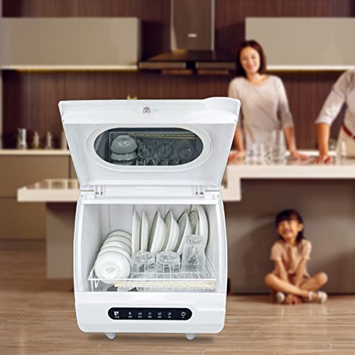 Mini lave-vaisselle portable compact 4 programmes avec double pulvérisation - 4
