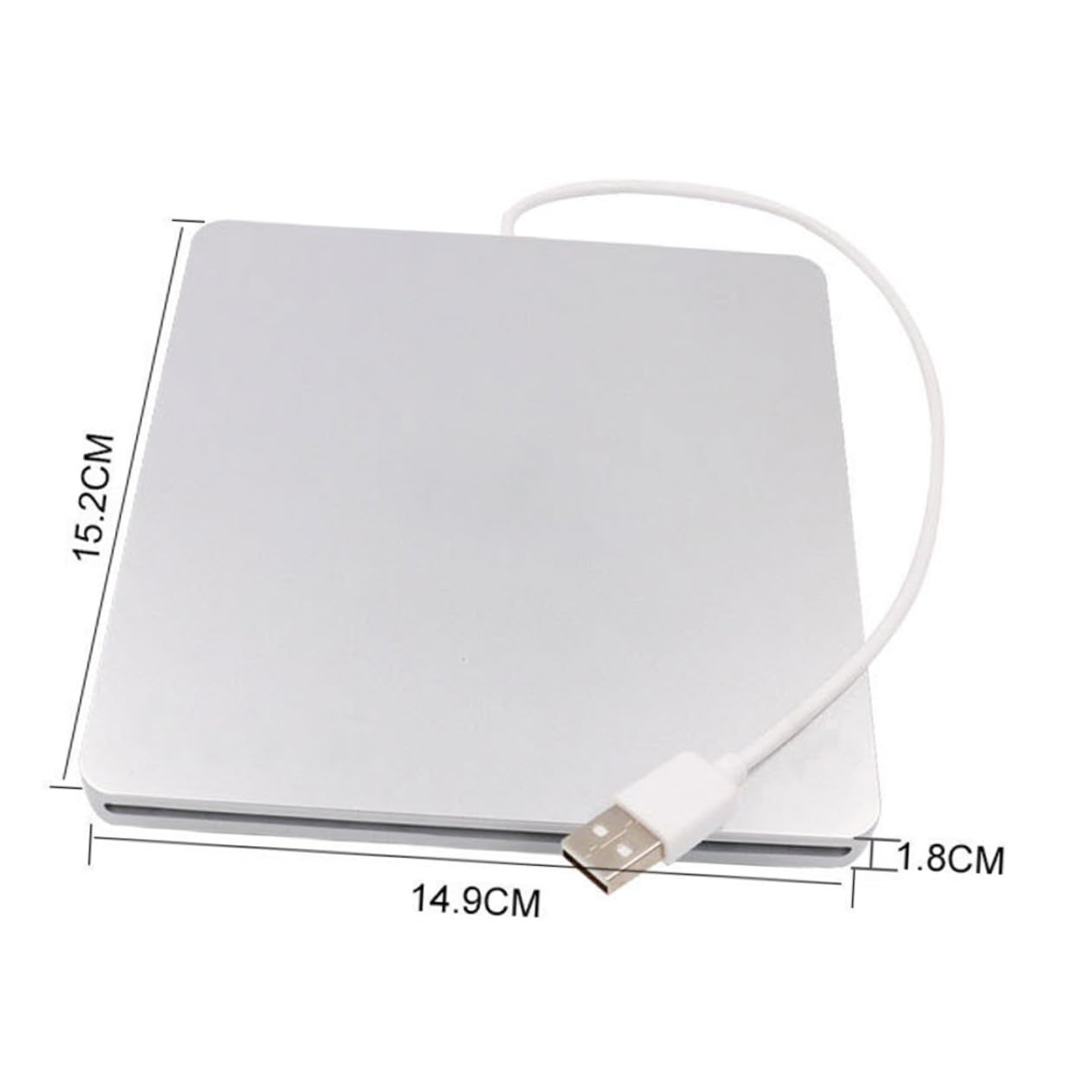 KOMBIUDA Esterna Dvd Rw per Laptop e Pc Masterizzatore USB con Design Caricamento Slot