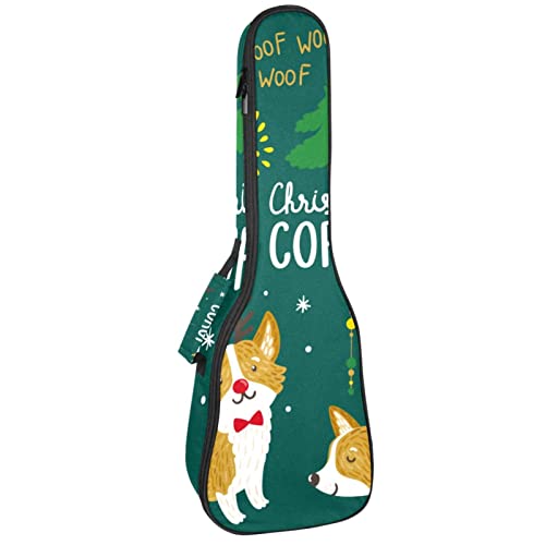 Sac de rangement pour ukulélé soprano décoration de Noël idée cadeau originale