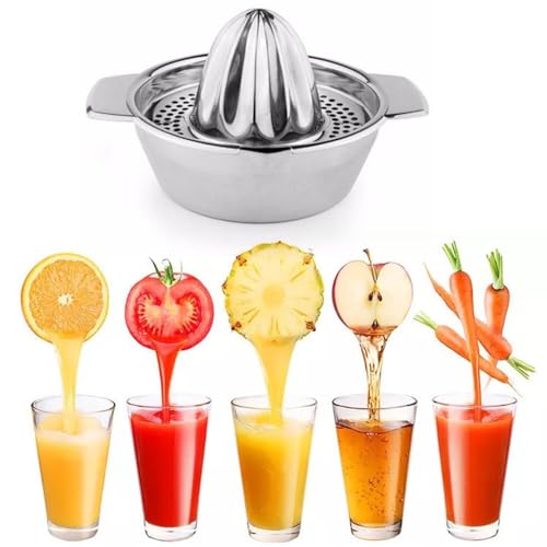 Presse Agrumes Manuel Inox, Presse Citron Manuel, Presse Orange Manuel, Robuste et Durable, Pour Citrons, Limes, Oranges, Pamplemousses Et Agrumes pour Cuisine, Bar, Restaurant