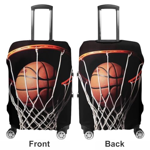 Basketball Luggage Cover, Washable Elastic Suitcase Cover Protector Fit 18-32 Inch Luggage3