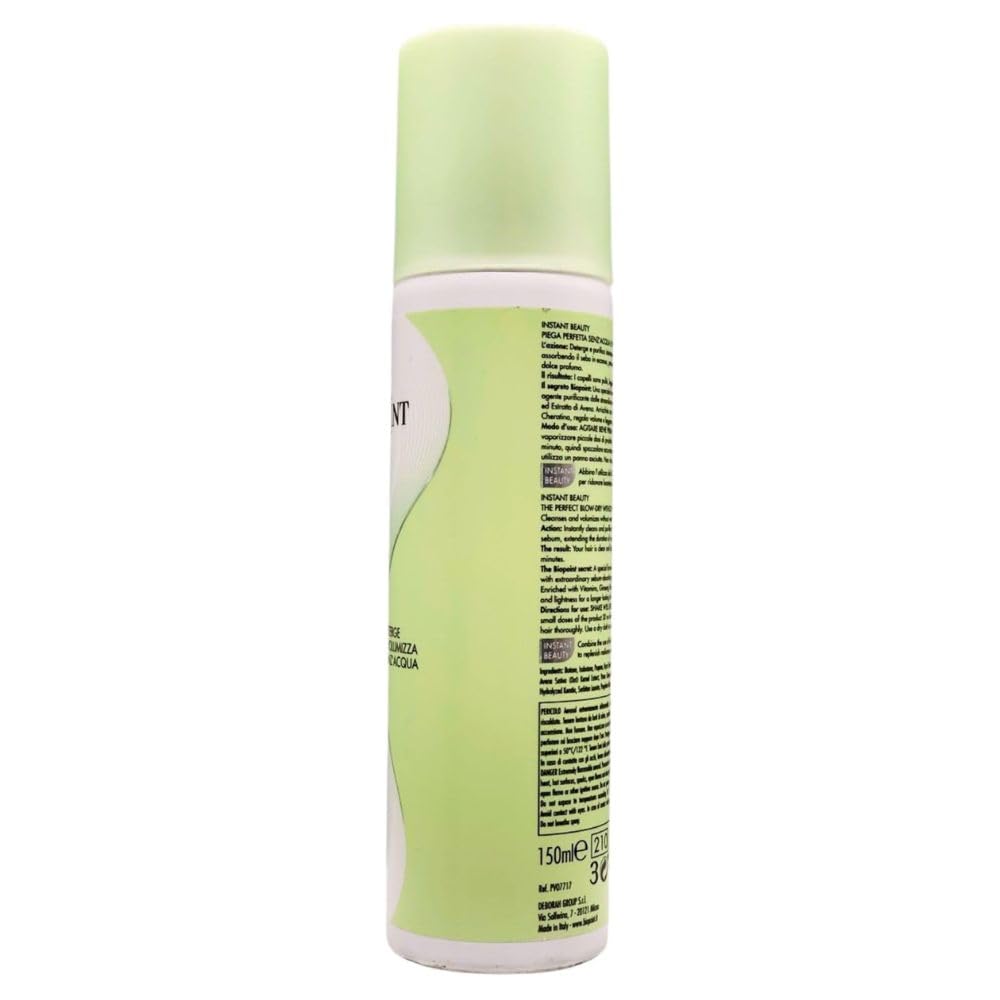 Shampoo Secco INSTANT BEAUTY, Deterge e Volumizza Senza Acqua 150ml (Shampoo Secco (2 Unità))