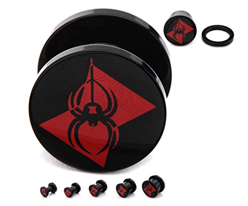 Marvel Comics - Tapones acrílicos Unisex con Logotipo de Viuda