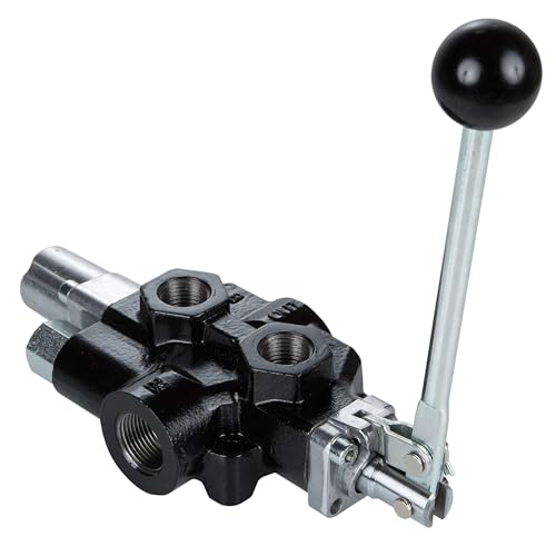 image for RuggedMade 18 GPM Hydraulic Log Splitter Valve, Auto Return Detent Rel