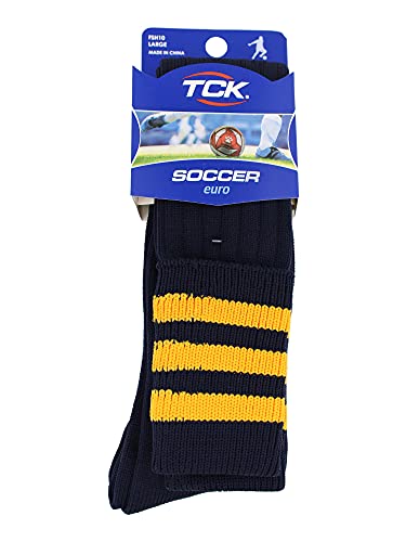 Image of Soccer Socks With Fold Down Top - European Style for Adults - Men and Women