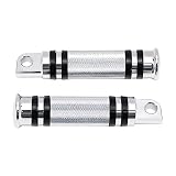 Dreamseek Motorcycle Foot Pegs Rest Compatible with Harley-Davidson Sportster Dyna Touring Male Moun