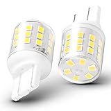 Ziomitus T20 7440 7443 7444 Strobe LED Brake Stop Back-up Tail Reverse Turn Signal Daytime Running Lights (DRL) Bulbs, 6000K White, 7441 W21W 7440LL 7443LL Flashing Lamps Replacement, 2Pack