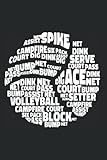 Volleyball Ace Assist Block Bump Net Court Bump Pass Campfire Spike Dig Serve Dink Setter Six Pack:...